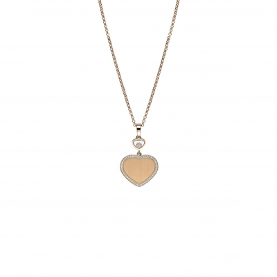 CHOPARD HAPPY HEARTS PENDANT ROSE GOLD 79A007-5921